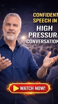 Confident Speech in High Pressure Conversations