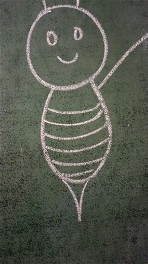 Easy drawing letter O 🐝