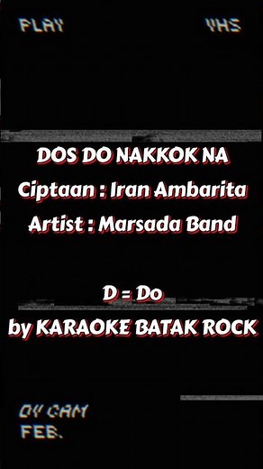 Karaoke Dos Do Nakkokna Marsada Band Nada Pria