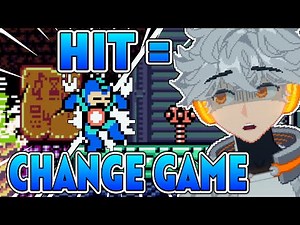 Mega Man GB I - V, But if I get Hit, the Game Changes!【Mega Man Shuffler】