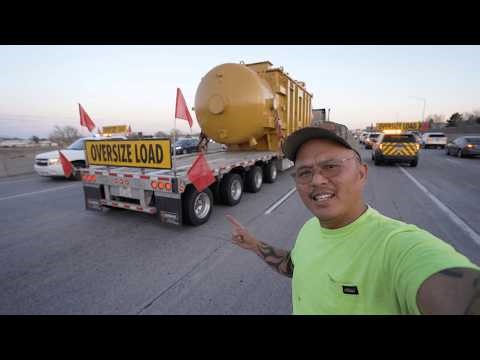 This Is The Widest Load I've Ever Pulled. I got scared...