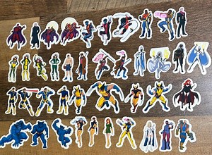 Xmen Vinyl Stickers (choose Your Character, Choose Your Size) - Etsy