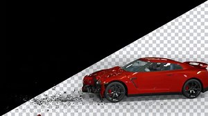 Slow Motion Car Crash