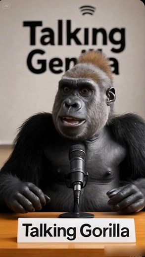 278K views · 10K reactions | Talking Gorilla advising his non followers 藍 #funnyreels #lol #animation | Talking Gorilla | Facebook
