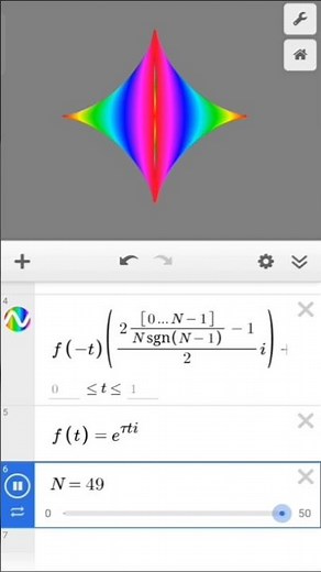 Symmetric Bloom in Desmos #desmos#maths #mathematics#mathanimation #mathart#mathtricks #desmostricks