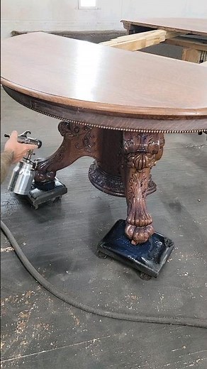 Refinishing a 1900s Victorian dining table!