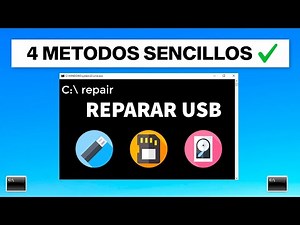 4 MÉTODOS para REPARAR una MEMORIA dañada | USB, SD y Disco Duro