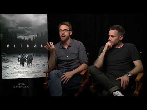 Rafe Spall, Robert James-Collier and the cast of The Ritual at TIFF 2017