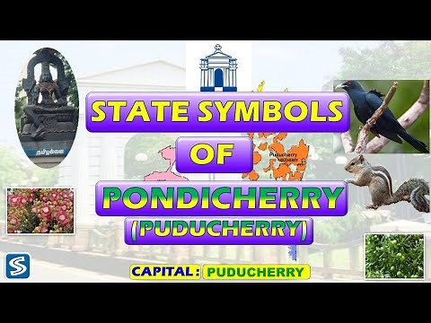 Pondicherry state symbols || State symbols of Puducherry (Pondicherry)