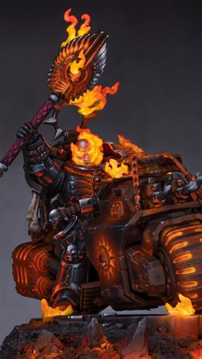 Juan Sanz on Instagram: "A new project from the Cursed Company is taking shape in the darkness, the prophets have spoken. In the meantime, here's some old painting process from the Ghost Chaplain's workshop. . . #warhammer40k #warhammer #paintingwarhammer #spacemarines #warhammercommunity"