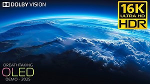 【16K HDR】惊人的16K视频-杜比视界HDR（16K视频超高清）120 fps |极致画质|杜比视界|电视屏幕测试|手机屏幕测试 |