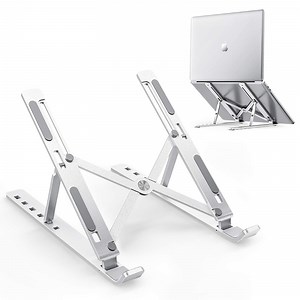 [Hot Item] Portable Laptop Stand Aluminium Foldable Notebook Support Laptop Base MacBook PRO Holder Adjustable Bracket Computer Accessories