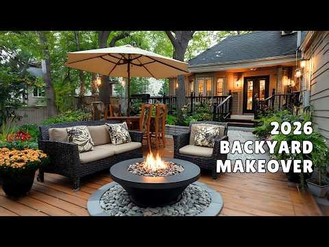 2026 Hidden Backyard Potential! Small Space Fence & Garden Landscaping Ideas