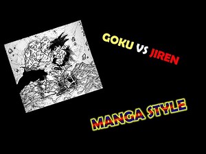 How To Draw Goku VS Jiren | Manga Style | Dragonball Super
