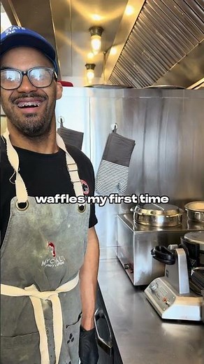 Mychal's Café, Waffles with Brown Sugar Bacon