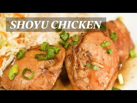 How to Make Hawaiian Style Plate Lunch Shoyu Chicken