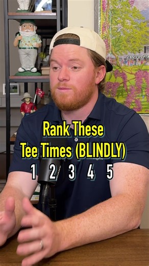 Rank Golf Tee Times Blindly: A Golf Challenge