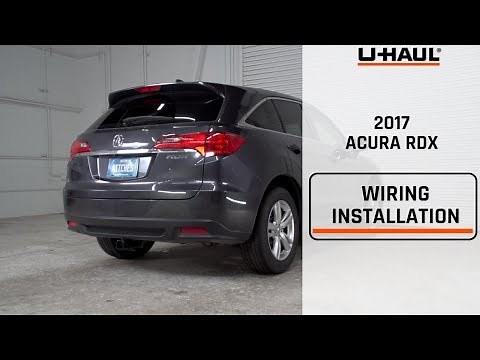 2017 Acura RDX Trailer Wiring Harness Installation
