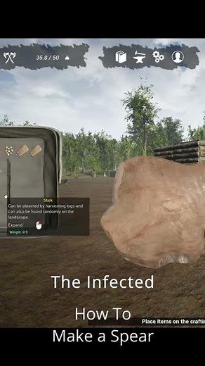 The Infected Tutorial | How To Make a Spear #shorts
