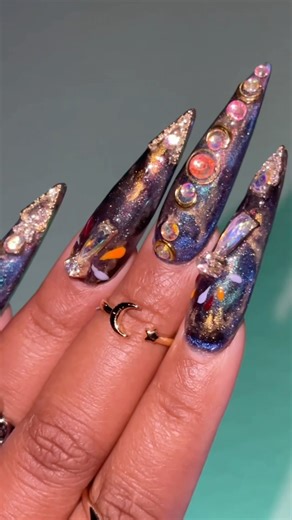 Howls moving castle inspired nails✨ 💅