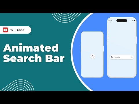 Animated Search Bar Flutter || Search Bar Flutter