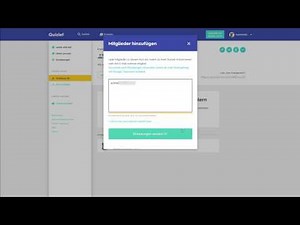 Quizlet - Kurse erstellen und Schüler einladen