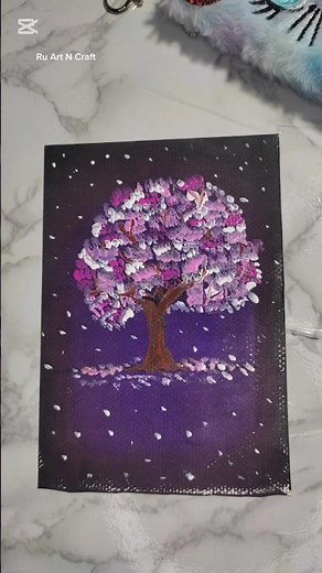 Easy Tree Drawing#painting #shorts