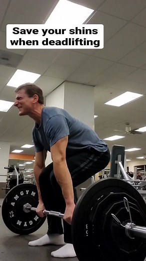 Deadlifting with proper form causes you to scrape the barbell up and down your shins. It hurts, it's distracting, and does real damage. Here' my fix.