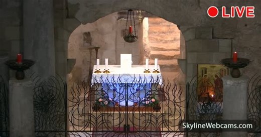 【LIVE】 Live Cam Grotto of the Annunciation - Nazareth | SkylineWebcams
