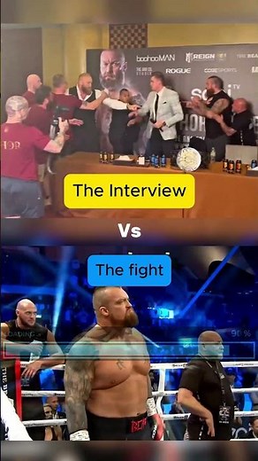 Eddie hall Vs Thor 🥊