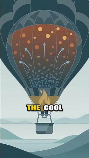 What makes hot air balloons rise?