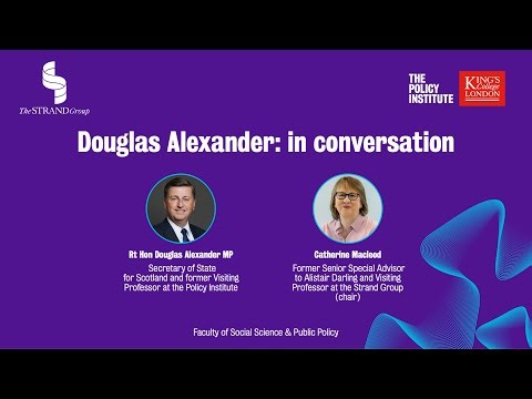 Douglas Alexander: in conversation