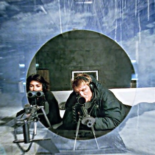 The sniper duel between the two sides,Who is really more powerful #shorts #movie