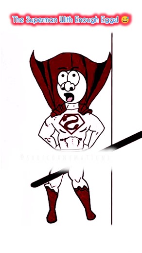 The superman with enough eggs! 😀🤣😂😃😅😃😆😃😆😃 #funny #animations #shorts