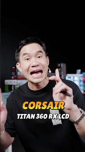 Thermal test of the Corsair ICUE LINK TITAN 360 RX LCD.
