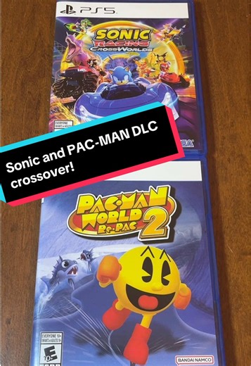 These two icons of gaming now have a crossover DLC with eachother! #videogames #sonicthehedgehog #pacman #playstation5 #crossovers