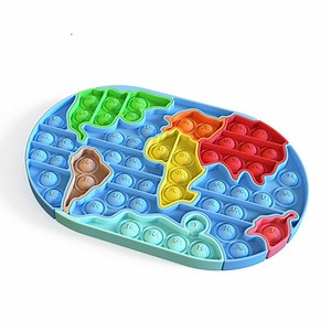 [Hot Item] Push Bubble Pops Fidget Sensory Toy for Anti-Stress Board Game Stress Relief Squishy Fidget Toys