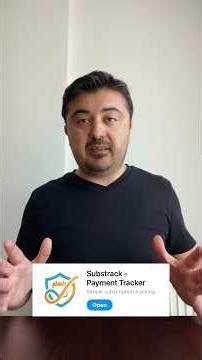 İlk vibe coding uygulamam Substrack