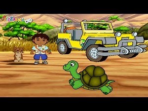 Go Diego Go! Safari Rescue | Food for Leopard Tortoise | Episode 8 | ZigZag Kids HD