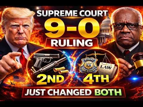 Supreme Court 9–0 Bombshell: Police Can’t Search Your Car Just Because You Have a Gun