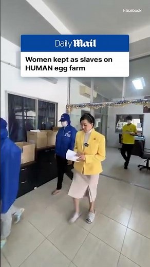 Women kept as slaves on HUMAN egg farm