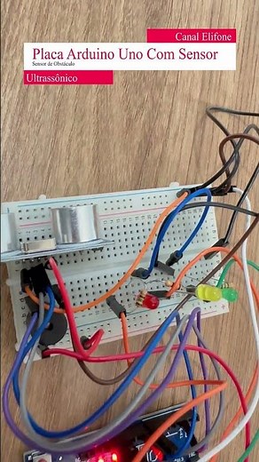 Arduino project with obstacle sensor #arduino #ultrasonic
