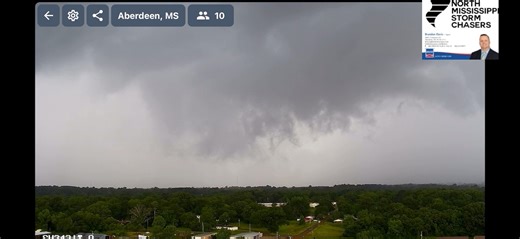 ***OUTDATED POST: SEE PAGE FOR LATEST INFO** Great example of a scary looking cloud or (scud) forming from our Aberdeen Skycam. These have no tornado threat as there is no upper level support or rotation. | North Mississippi Storm Chasers & Spotters