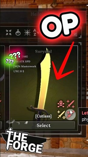 OP ORES = OP DAMAGE In Roblox the forge 😭😭 #robloxtheforge #theforgeroblox #theforge #roblox