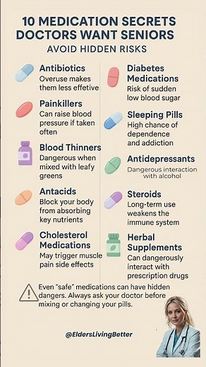 10 Medication Secrets Doctors Want Seniors to Know | Avoid Hidden Risks
