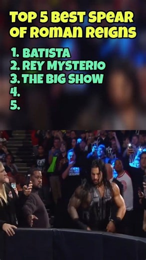 229K views · 9.7K reactions | Top 5 Best Spear of Roman Reigns #prowrestling #mondaynightraw #fridaynightsmackdown #wweraw #wwesmackdown | Santizap E | Facebook