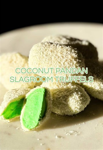 Coconut Pandan Slagroom Truffels Recept voor Oudjaarsavond