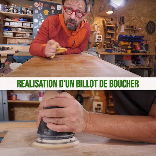 Réalisation d'un billot de boucher ✨🪵 | Olivier Verdier - Artisan bois & métal