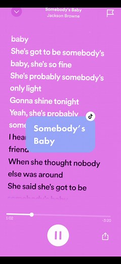 Somebody's Baby by Jackson Browne - Lyrics & Meaning
