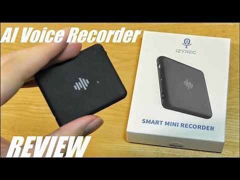 REVIEW: iZYREC - World's Smallest Digital Voice Recorder - AI Noise Cancelling!